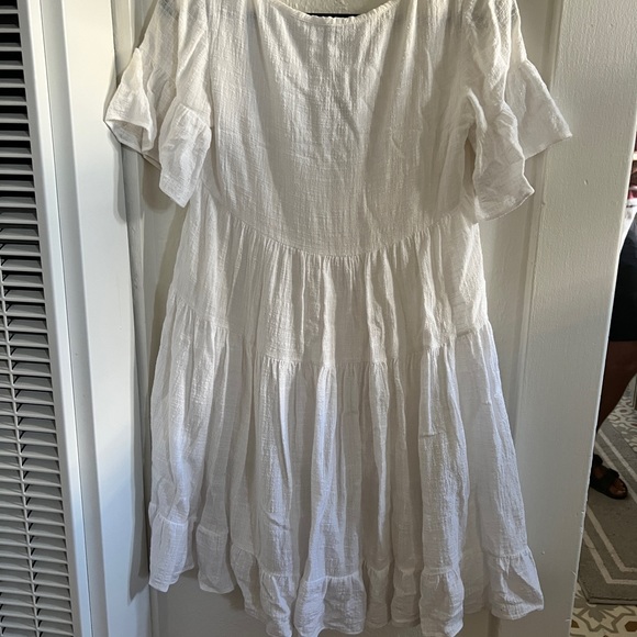 Sabo skirt white cotton dress - Picture 3 of 6